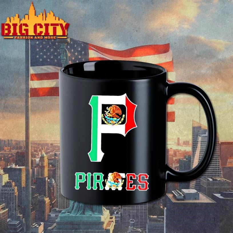 Pittsburgh Pirates Baseball X Mexican Flag Shirt