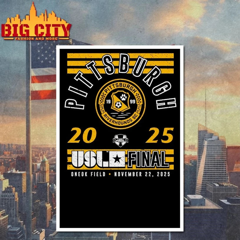 Pittsburgh Riverhounds SC 2025 USL Championship Final shirt