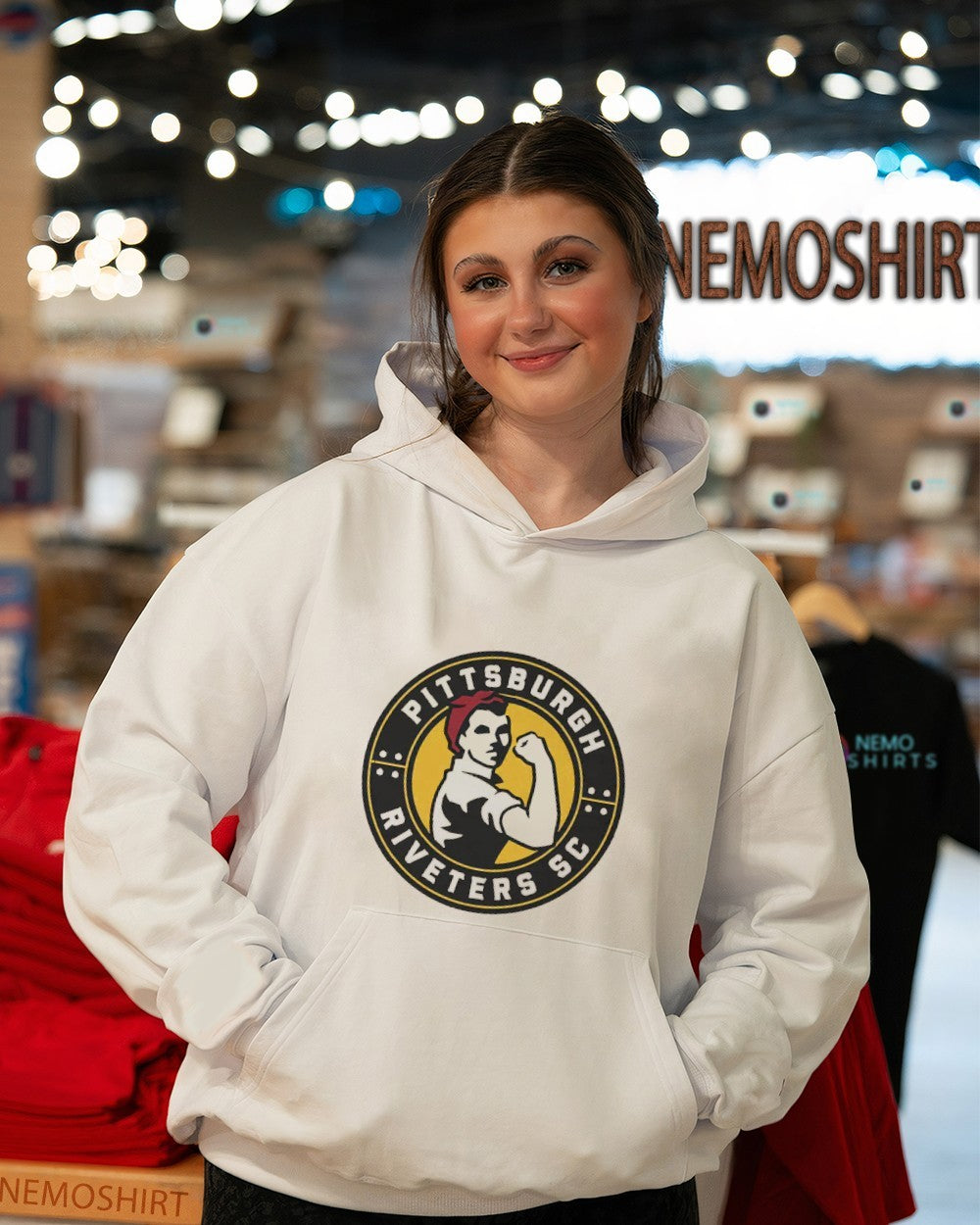 Pittsburgh Riveters SC primary logo shirt