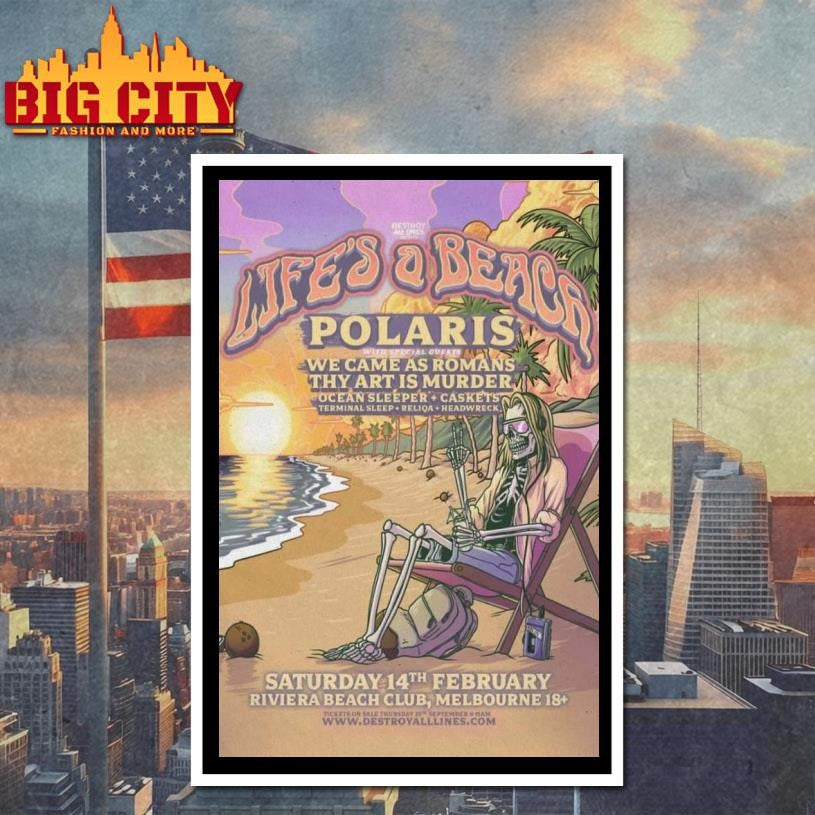 Polaris Riviera Beach Club Melbourne Poster Shirt
