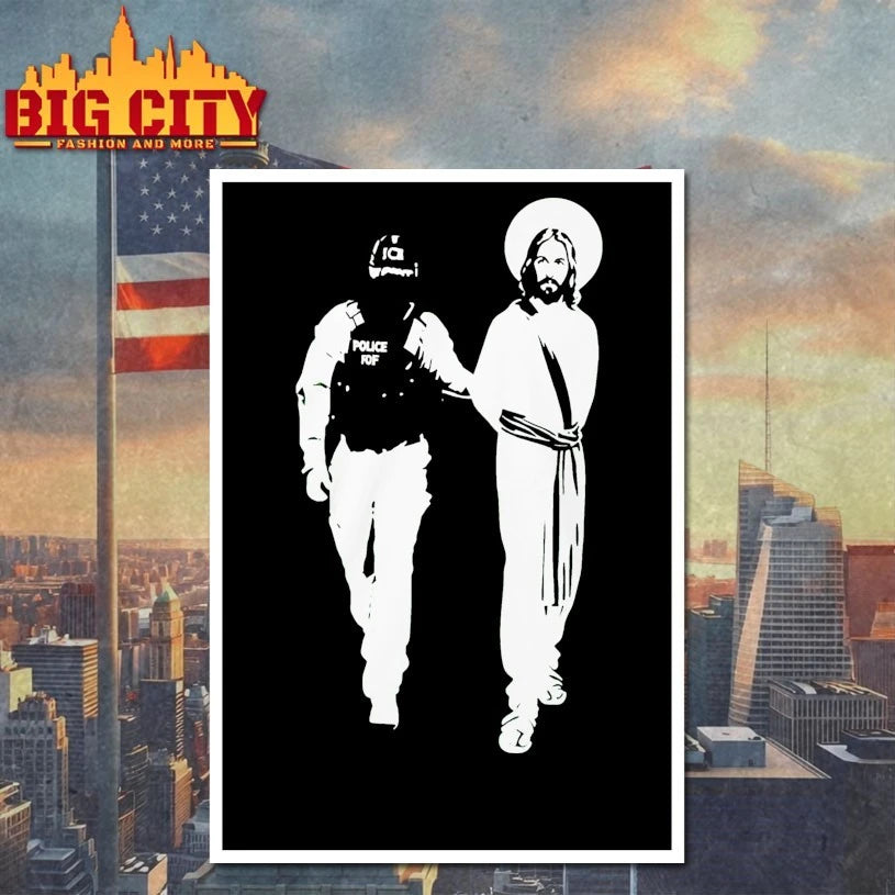Police Arrested Jesus Ice Detaining Jesus shirt