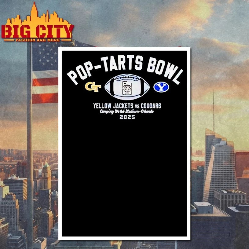 Pop-Tarts Bowl 2025 Yellow Jackets Vs Cougars shirt