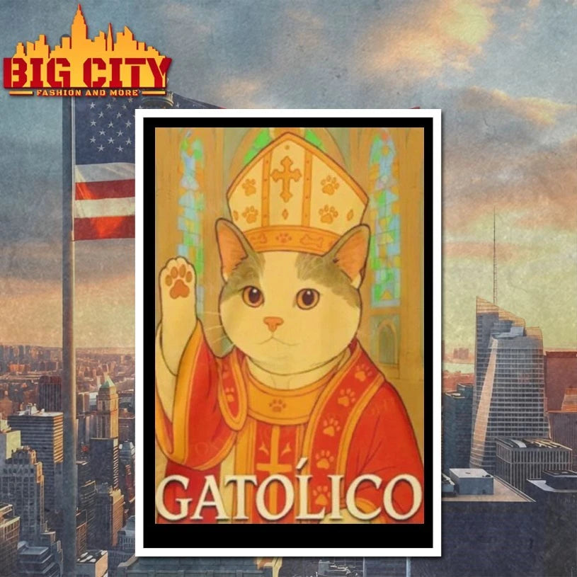 Pope Cat Gatolico shirt