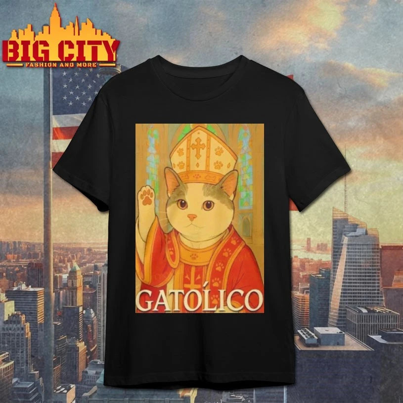 Pope Cat Gatolico shirt