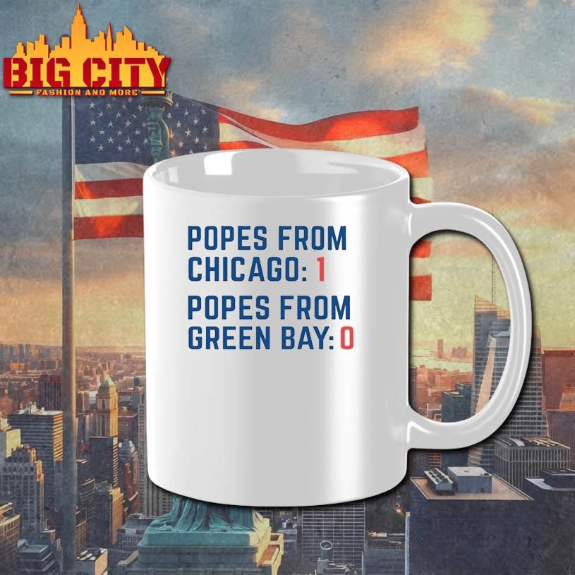 Popes From Chicago Popes From Green Bay Rivalry Shirt