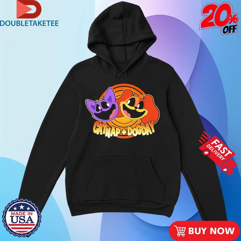 Poppy Playtime CatNap + DogDay In Color T-shirts