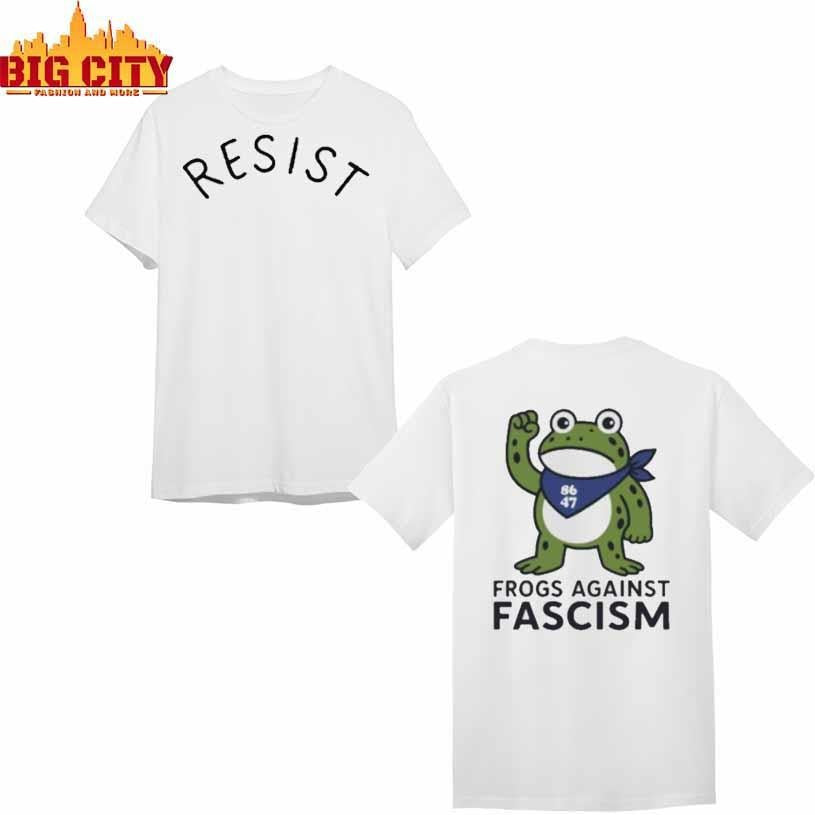 Portland Frog Against Fascism Shirt