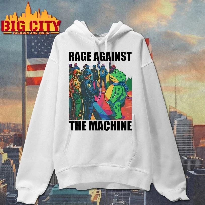 Portland Frog Colors Rage Against The Machine Shirt