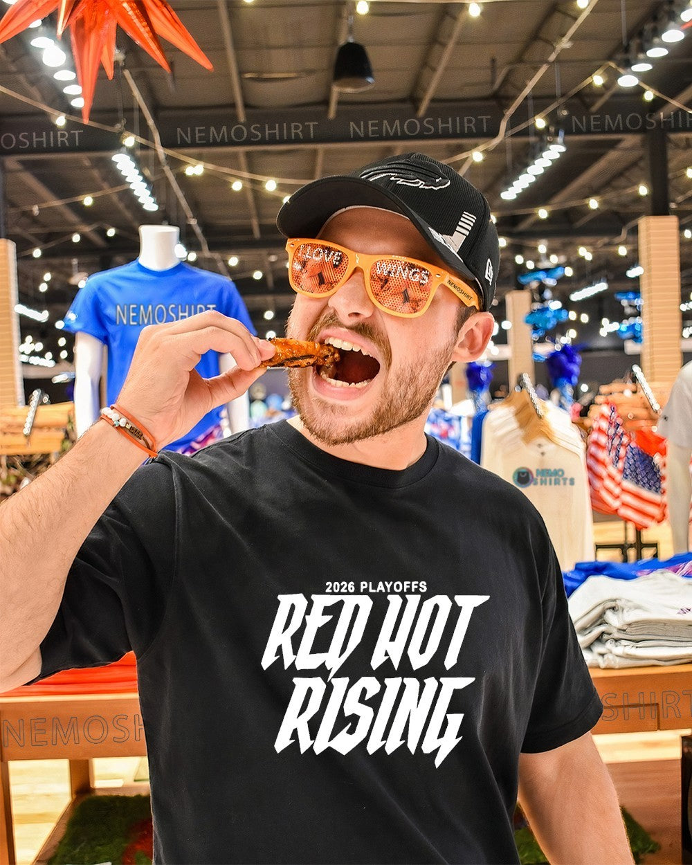 Portland Trail Blazers 2026 playoffs red not rising shirt