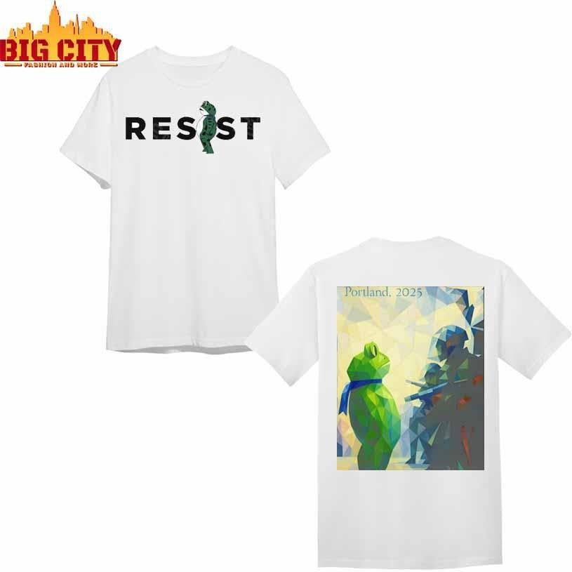Portland freedom frog ice Anti Trump shirt