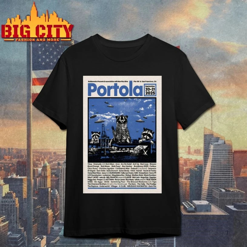 Portola San Francisco 9 20-9 21 2025 Event Poster shirt
