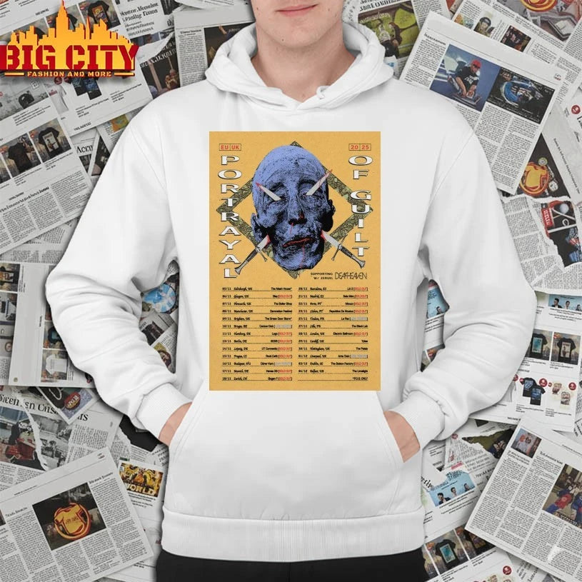 Portrayal Of Guilt Europe UK 2025 Poster shirt
