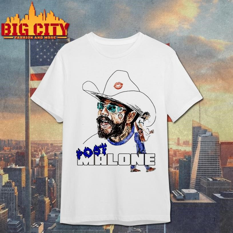 Post Malone Blue Flame 2025 Shirt