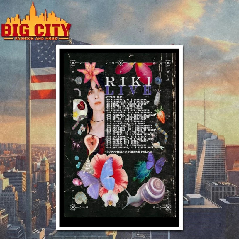 Poster Riki Tour October 2025 shirt