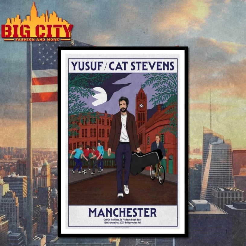 Poster Yusuf Cat Stevens Show Manchester UK 09 16 2025 Shirt