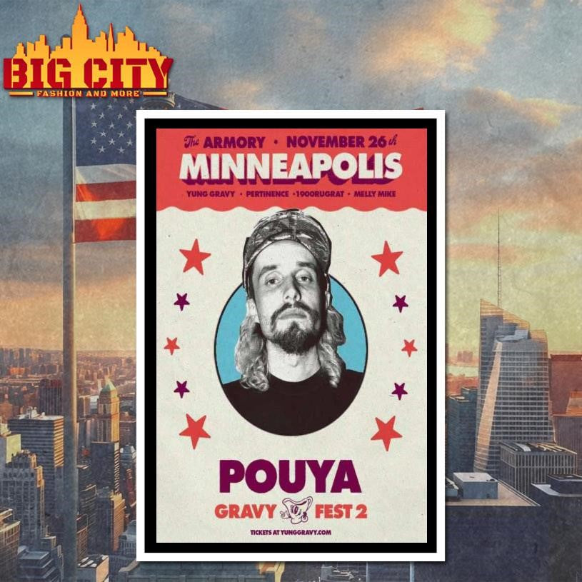 Pouya Minneapolis November 26 2025 Poste Shirt