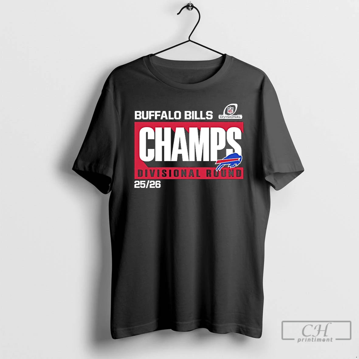 Premium Buffalo Bills Afc Divisional Round Champions 2026 T-Shirts, Hoodie, Sweatshirt | ZylaModa.com