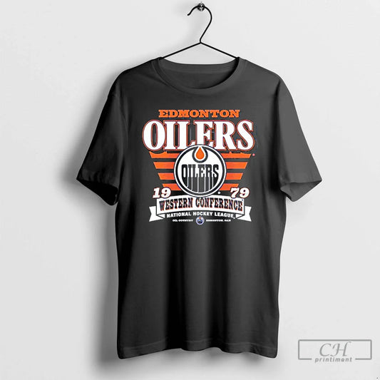Edmonton Oilers Western Conference National Hockey League 1979 Logo T-Shirts, Hoodie, Sweatshirt