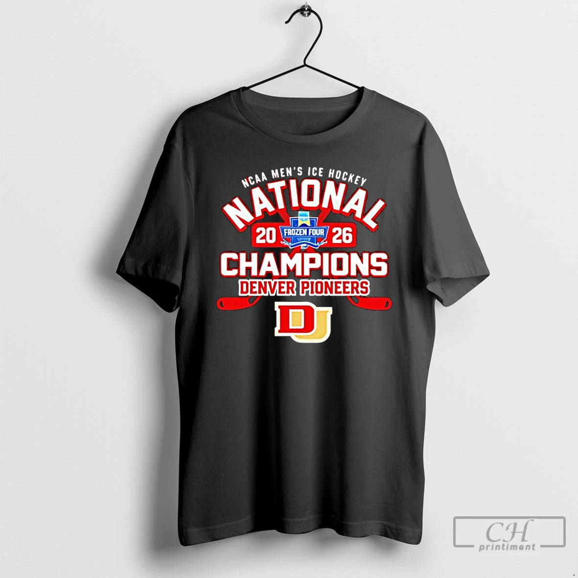 Premium Frozen Four Mens Ice Hockey National Champions 2026 Denver Pioneers