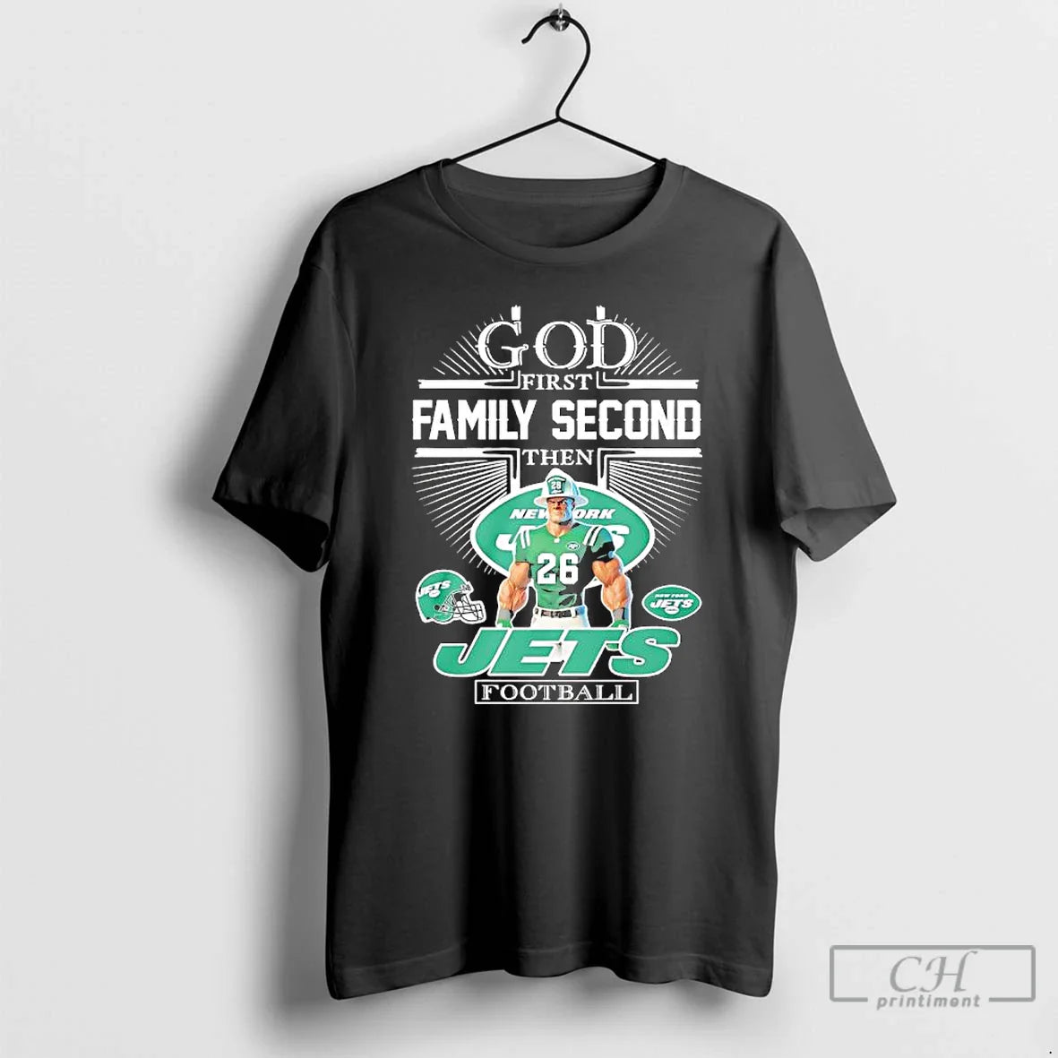 God First Family Second Then New York Jets Football T-Shirts, Hoodie, Sweatshirt