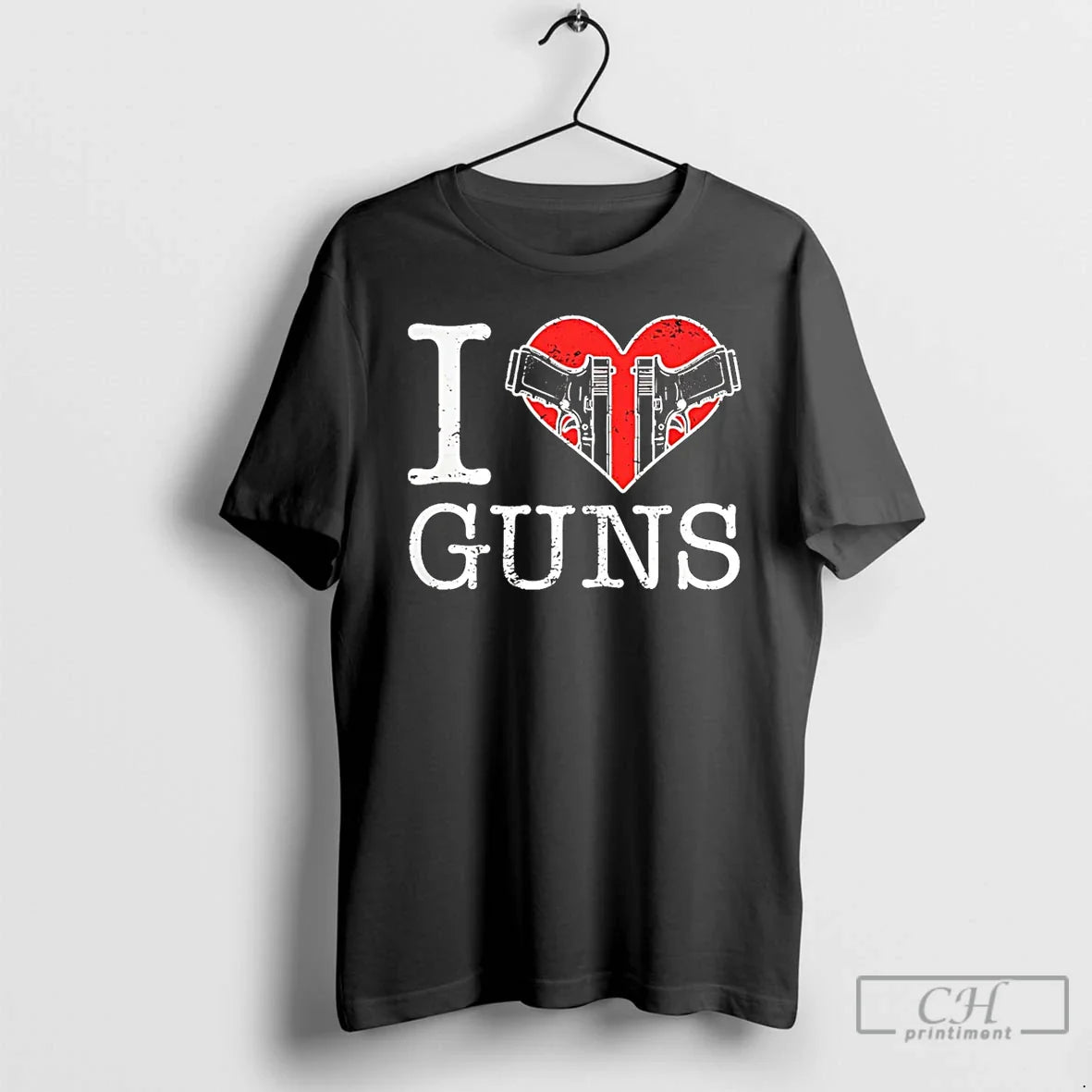 I Love Guns Heart T-Shirts, Hoodie, Sweatshirt