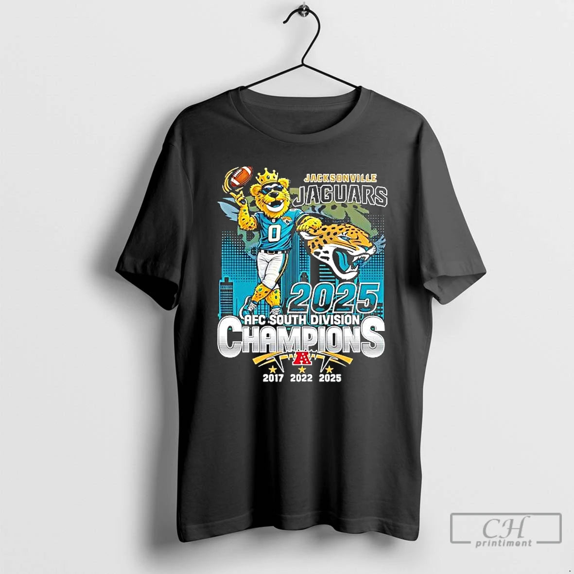 Premium Jacksonville Jaguars 2017 2022 2025 Afc South Division Champions T-Shirts, Hoodie, Sweatshirt | ZylaModa.com