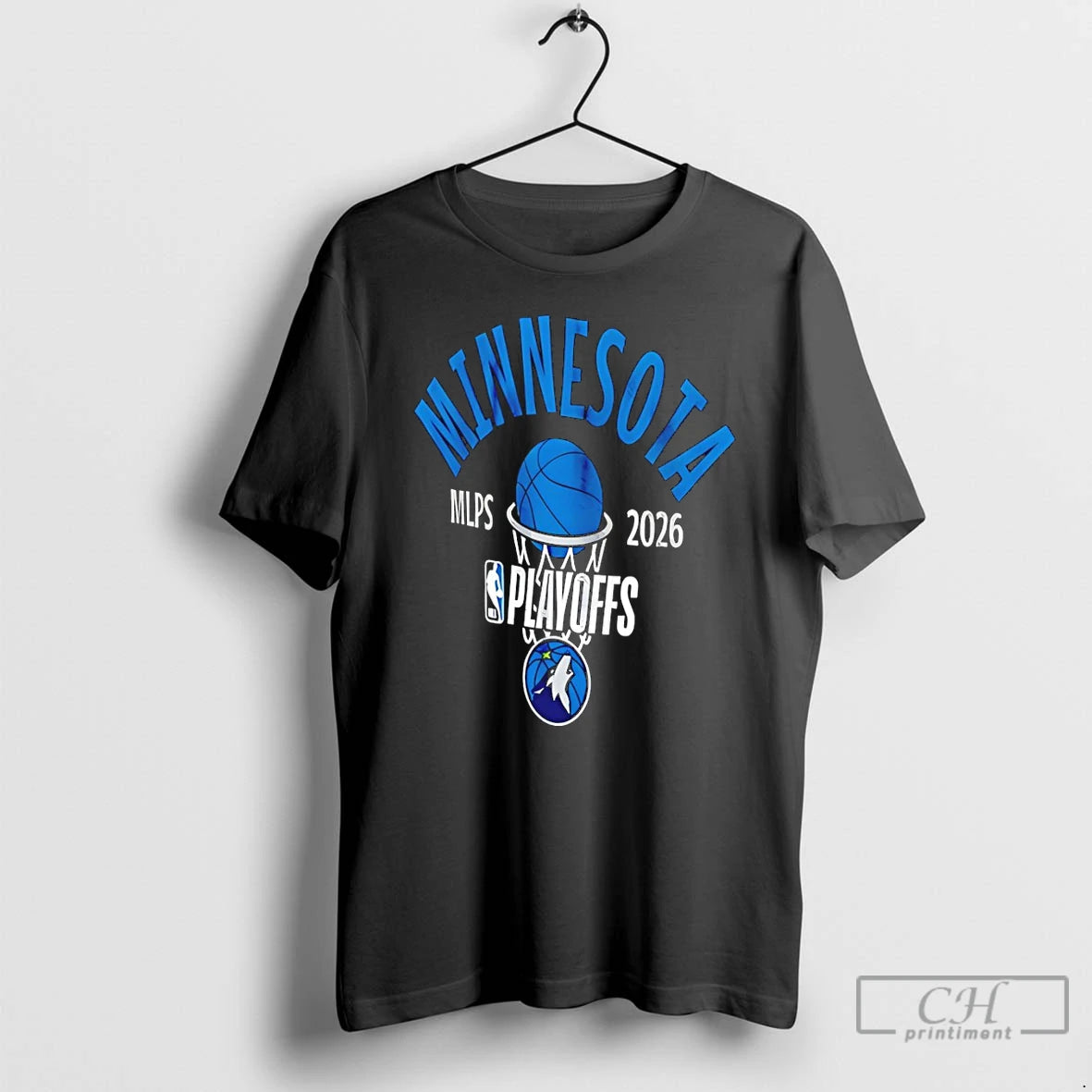 Premium Minnesota Timberwolves Basketball 2026 Playoff Participant Stand Logo