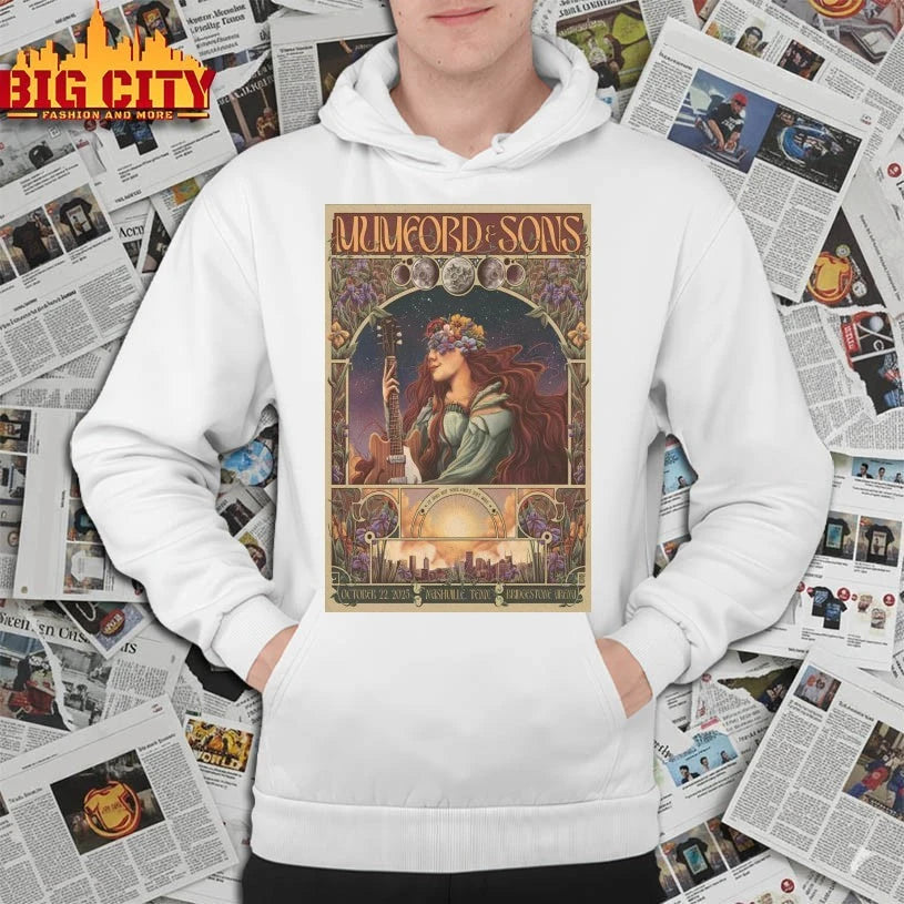 Premium Mumford &amp; Sons Tour Bridgestone Arena 2025 Poster Shirts