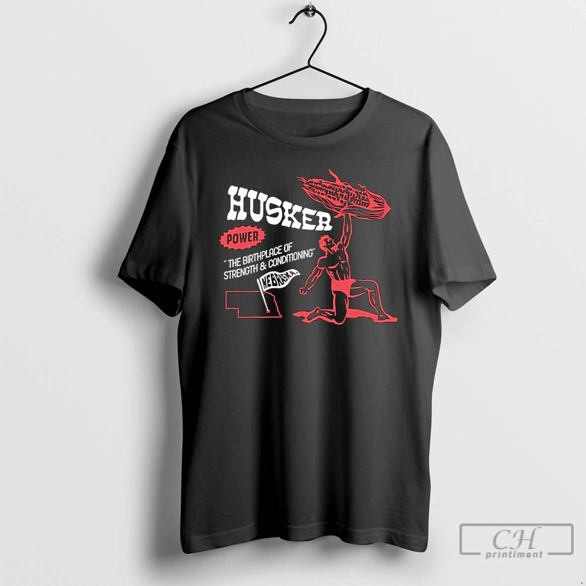Premium Nebraska Husker Power The Birthplace Of Strength And Conditioning Short