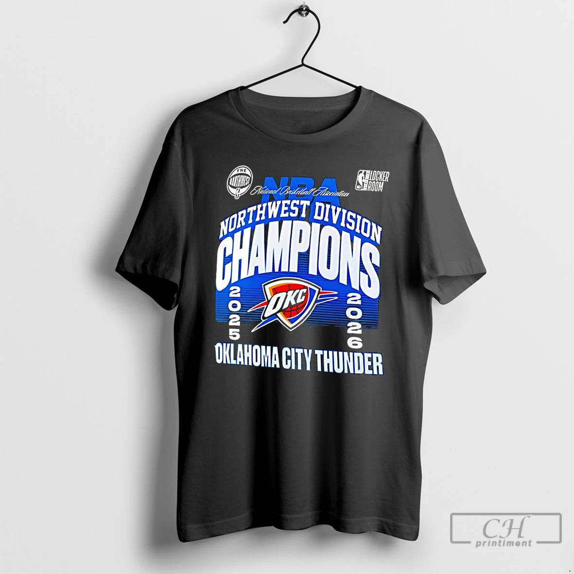 Premium Oklahoma City Thunder Basketball Northwest Division Champions 2025 2026