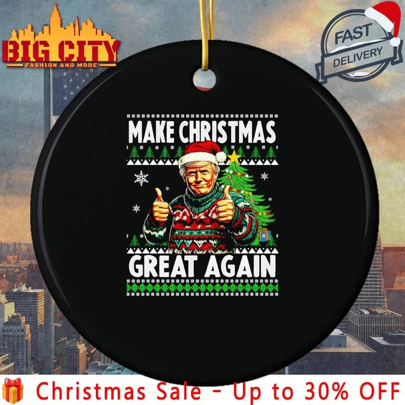 President Trump Christmas Make Christmas Great Again ugly christmas Shirt