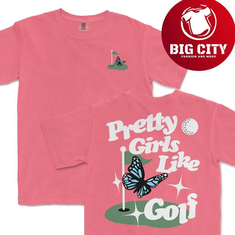 Pretty Girls Like Golf Two Sided Shirt