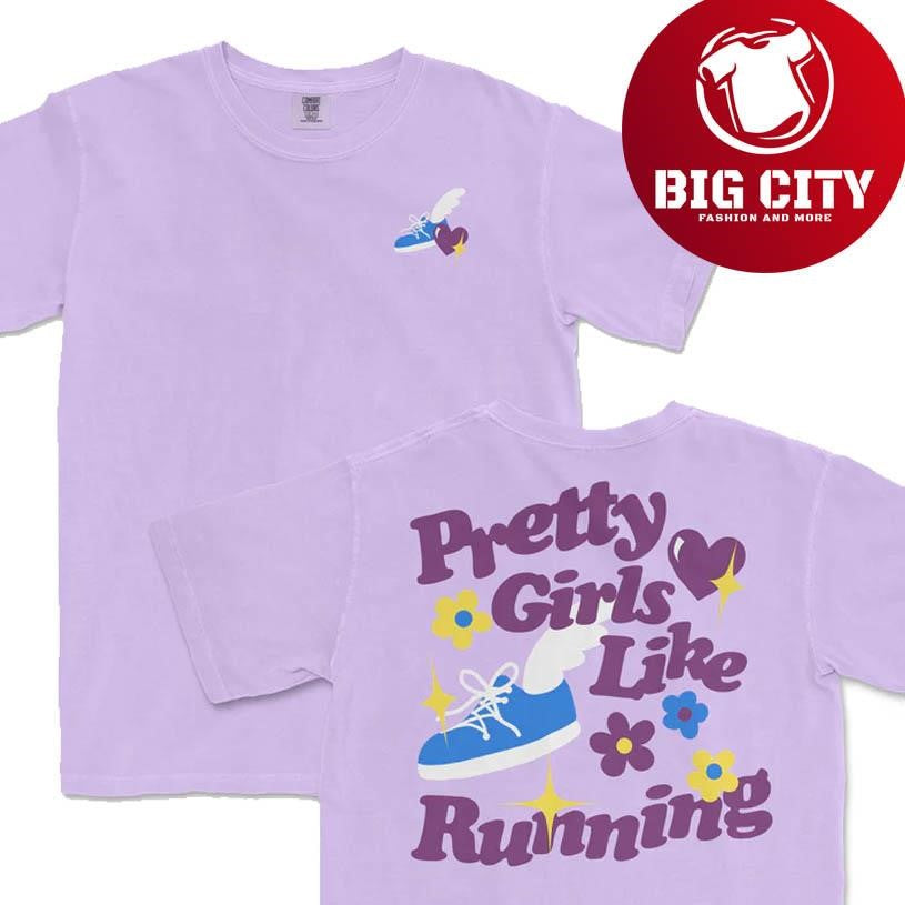 Pretty Girls like Running Two Sided Shirt