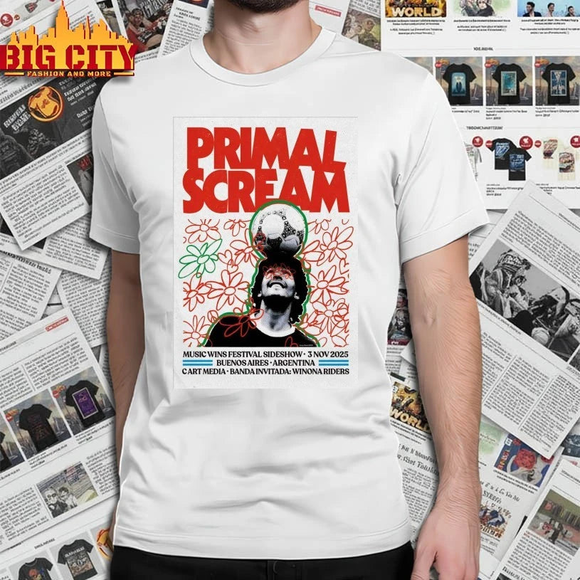 Primal Scream Buenos Aires Event On Nov 3 2025 Poster shirt