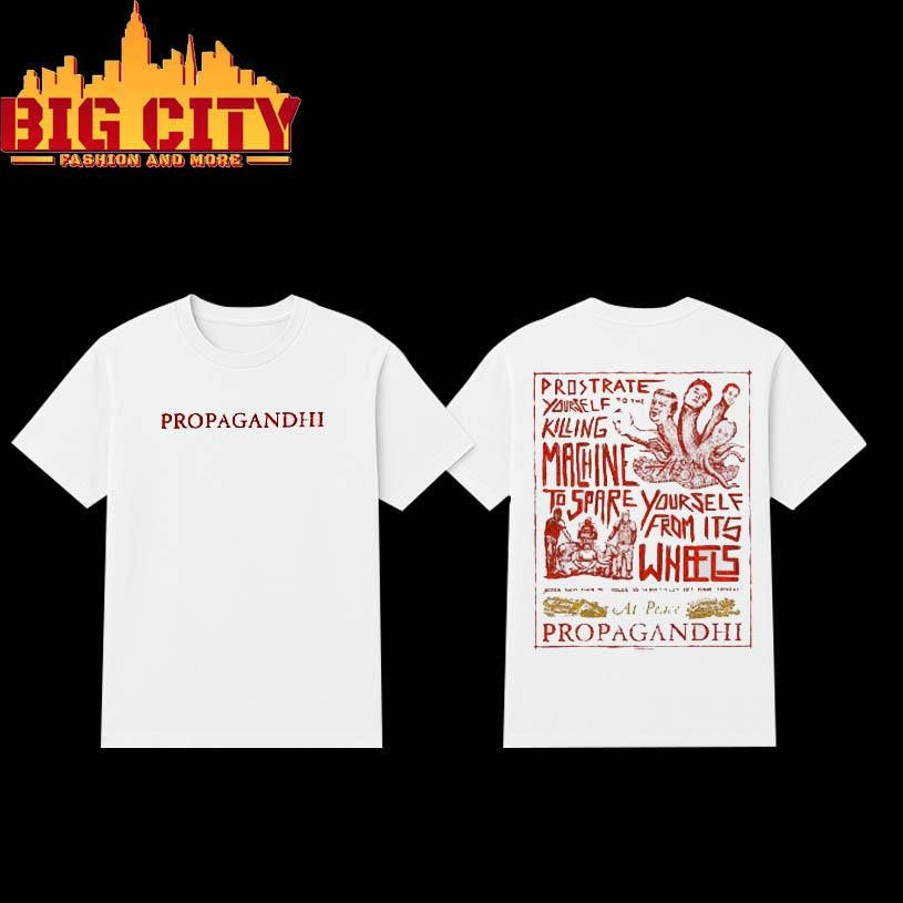 Propagandhi Cut Loose Killing Machine Tour 2025 Two Sided Shirt