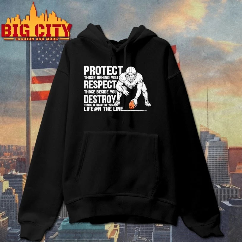 Protect Those Behind You Offensive Lineman shirt