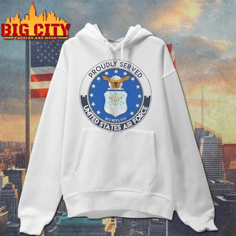 Proudly Served-united States Air Force logo shirt