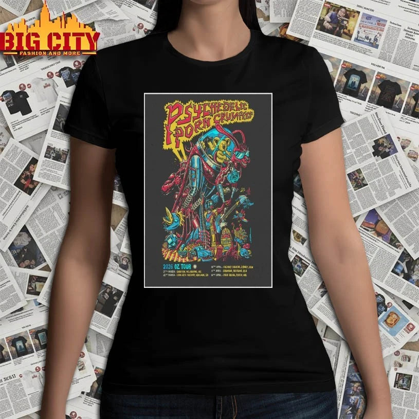 Psychedelic Porn Crumpets 2026 OZ New Tour Poster shirt