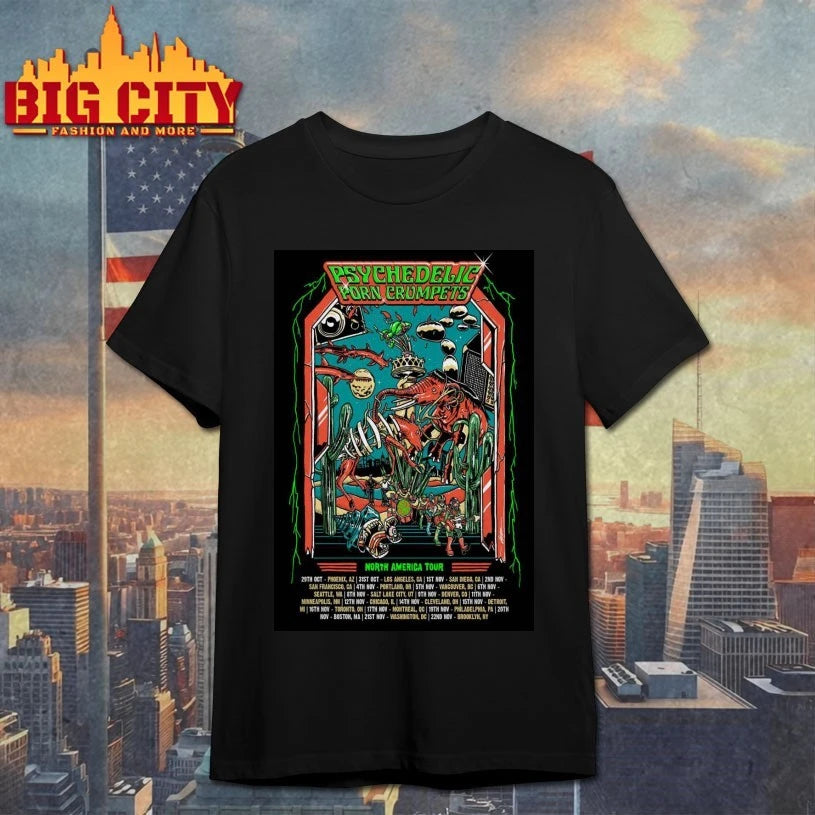 Psychedelic Porn Crumpets North America Tour 2025 Poster shirt