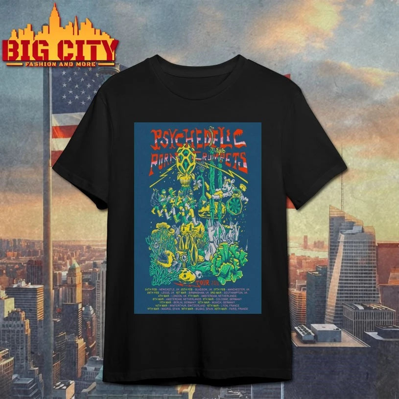Psychedelic Porn Crumpets Rock Band Poster shirt