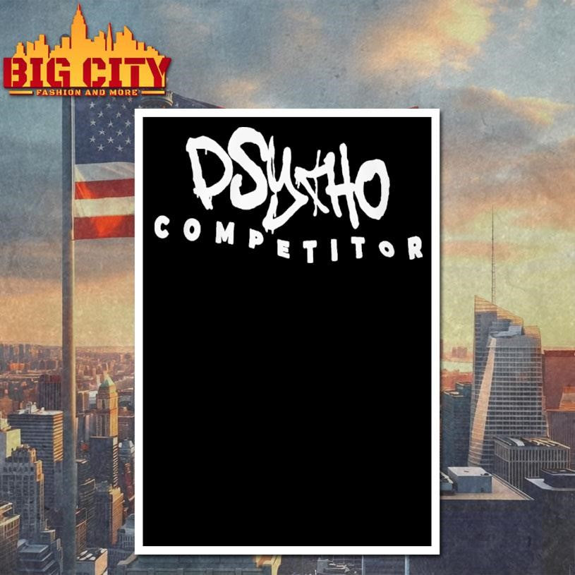 Psycho Competitor text shirt