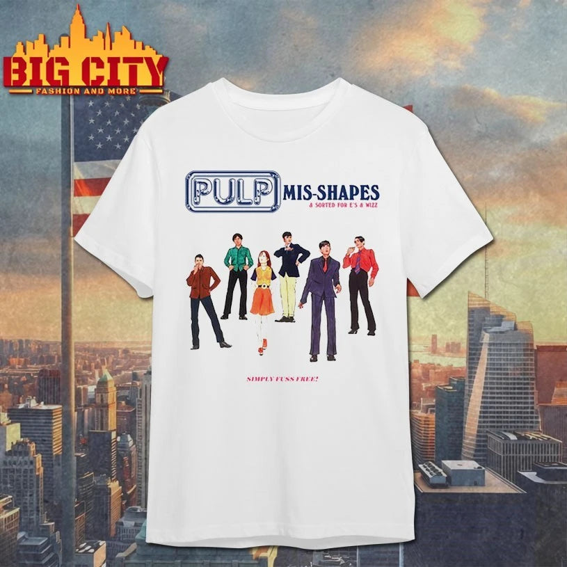 Pulp Mis-Shapes and sorted for e’s and Wizz Simply fuss free shirt