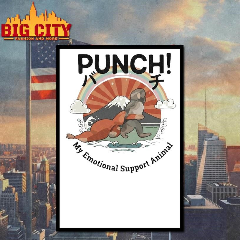 Punch the Monkey Japanese Style Shirt