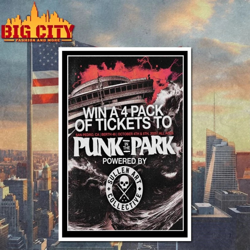 Punk In The Park Oct 4-5 2025 Berth 46 in San Pedro, CA Poster shirt