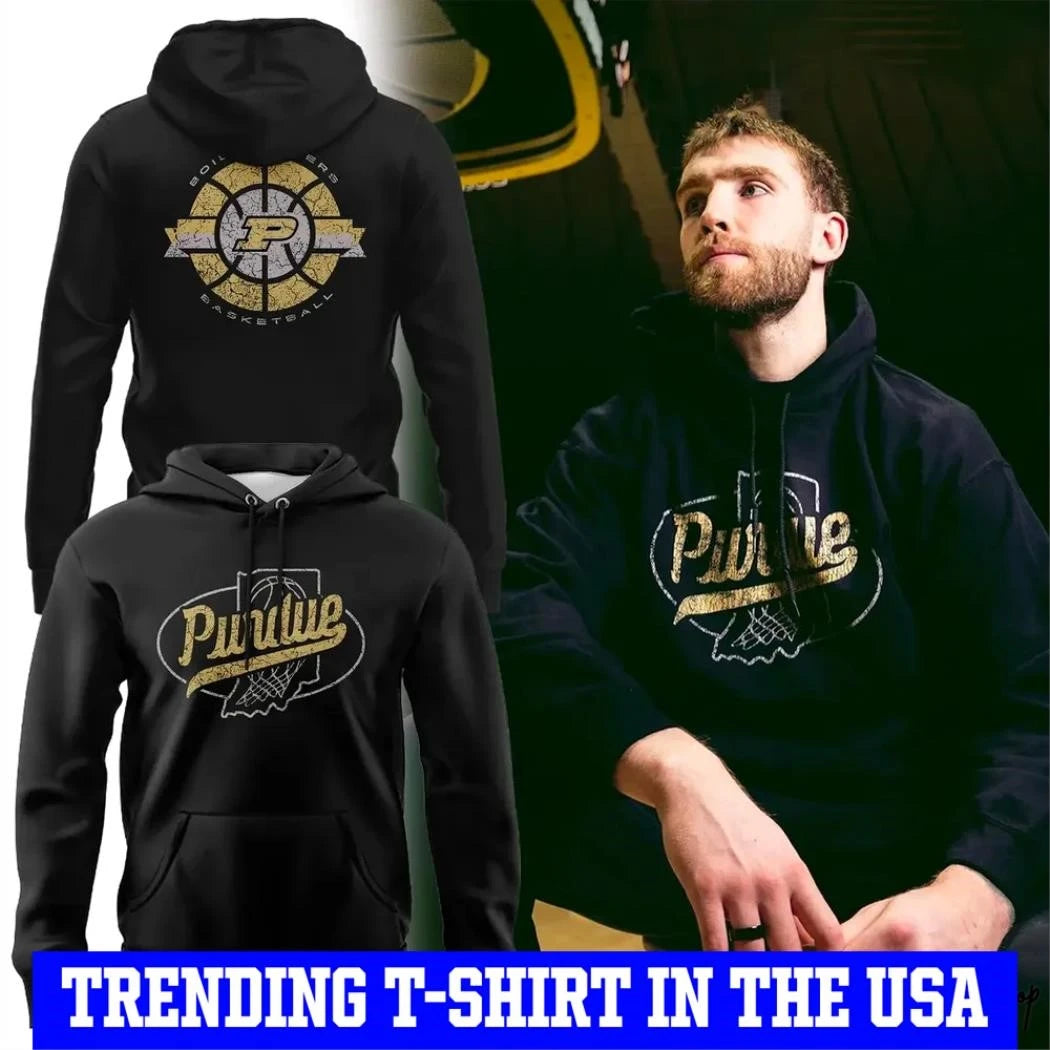 Purdue Boilermakers Blackout Patch Shirt
