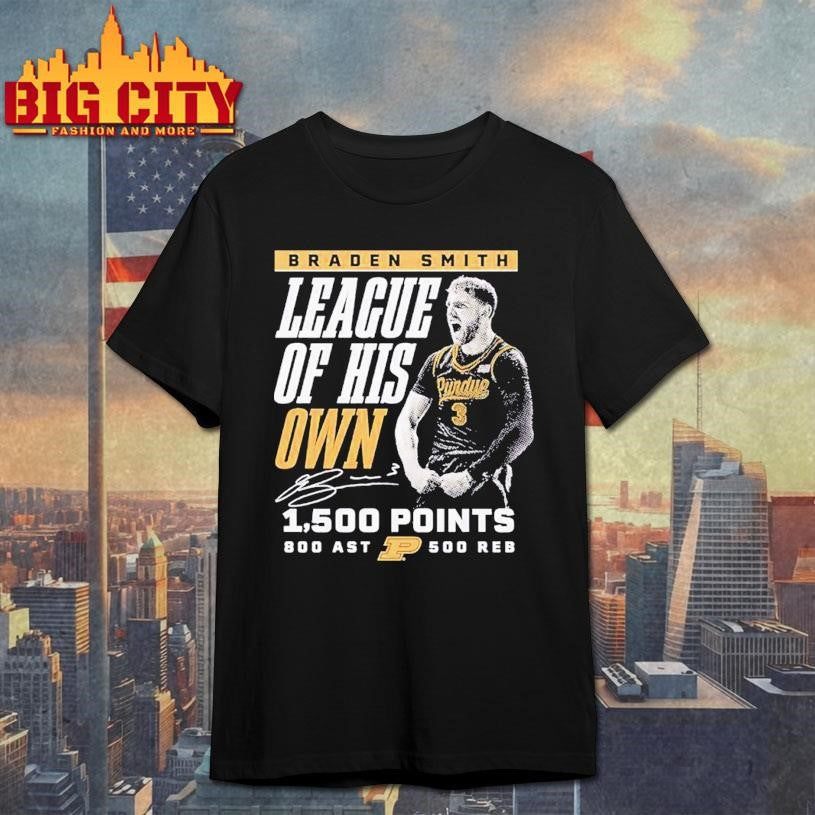 Purdue Boilermakers Braden Smith League of his own 1500 points Shirt