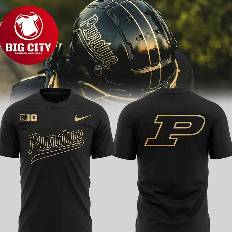 Purdue Boilermakers Dark Mode 2025 Two Sided Shirt