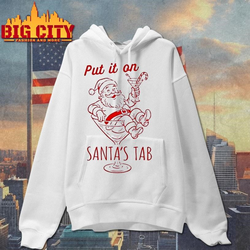 Put It On Santas Tab Christmas Shirt