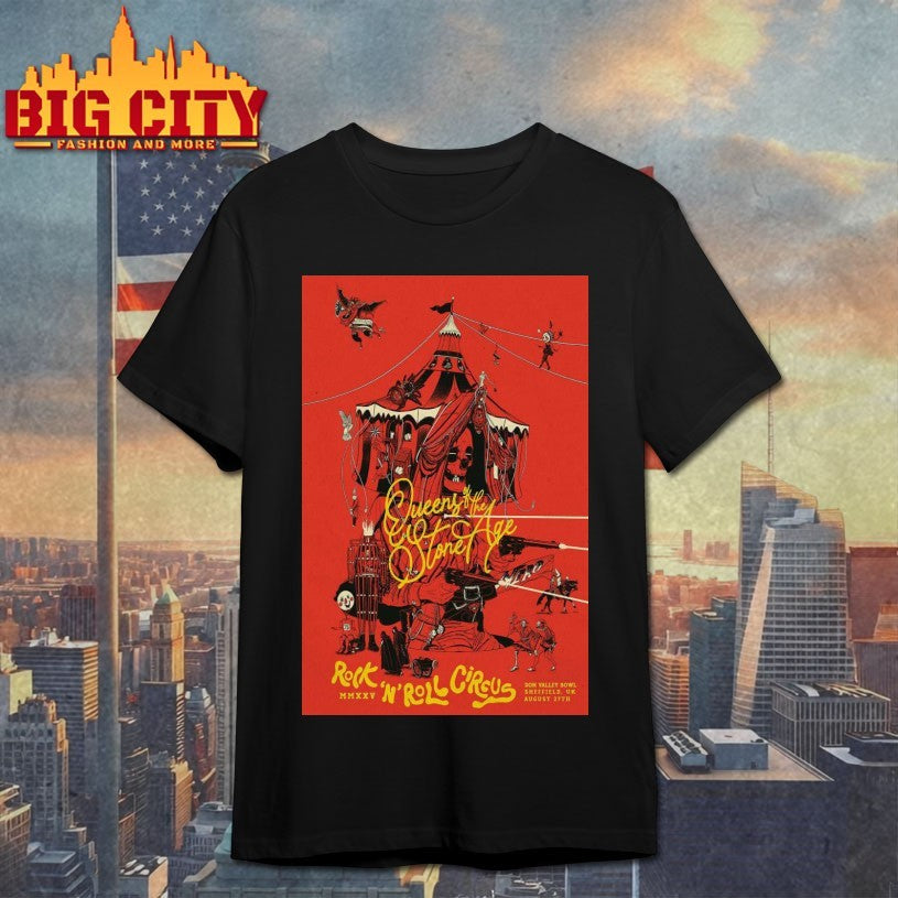 QOTSA Tour Sheffield, UK August 27, 2025 Poster Shirt