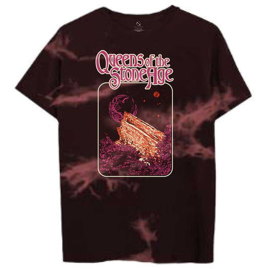 Queens Of The Stone Age | Official Band T-Shirt | Planet Frame (Wash Collection)